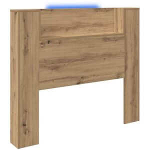 Headboard Artisan Oak 120 x 15 x 103.5 cm Engineered Wood vidaXL Headboard Artisan Oak 120 x 15 x 103.5 cm Engineered Wood vidaXL