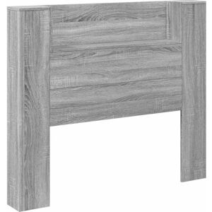 Headboard Grey Sonoma 120 x 16.5 x 103.5 cm Engineered Wood vidaXL Headboard Grey Sonoma 120 x 16.5 x 103.5 cm Engineered Wood vidaXL