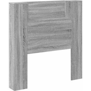 Headboard Grey Sonoma 100 x 16.5 x 103.5 cm Engineered Wood vidaXL Headboard Grey Sonoma 100 x 16.5 x 103.5 cm Engineered Wood vidaXL