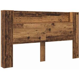 Headboard Old Wood 180 x 17 x 104.5 cm Engineered Wood vidaXL Headboard Old Wood 180 x 17 x 104.5 cm Engineered Wood vidaXL