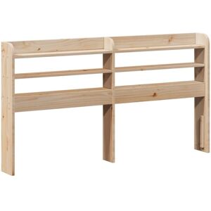 Headboard with Shelves 120 cm Solid Wood Pine Vidaxl Headboard with Shelves 120 cm Solid Wood Pine Vidaxl