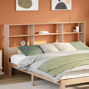 Headboard with Storage 180 cm Solid Wood Pine Vidaxl Headboard with Storage 180 cm Solid Wood Pine Vidaxl