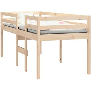 High Sleeper Bed without Mattress 80x200 cm Solid Wood Pine Vidaxl High Sleeper Bed without Mattress 80x200 cm Solid Wood Pine Vidaxl