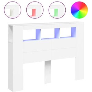 Led Headboard White 140x18.5x103.5 cm Engineered Wood Vidaxl Led Headboard White 140x18.5x103.5 cm Engineered Wood Vidaxl