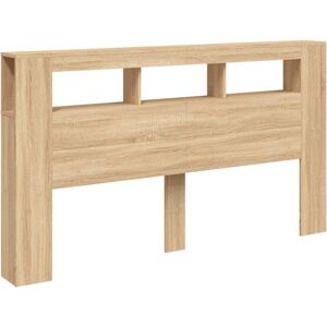Led Headboard Sonoma Oak 180x18.5x103.5 cm Engineered Wood Vidaxl Led Headboard Sonoma Oak 180x18.5x103.5 cm Engineered Wood Vidaxl