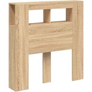 Led Headboard Sonoma Oak 100x18.5x103.5 cm Engineered Wood Vidaxl Led Headboard Sonoma Oak 100x18.5x103.5 cm Engineered Wood Vidaxl
