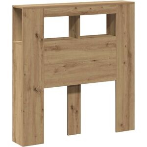 Led Headboard Artisan Oak 100x18.5x103.5 cm Engineered Wood Vidaxl Led Headboard Artisan Oak 100x18.5x103.5 cm Engineered Wood Vidaxl