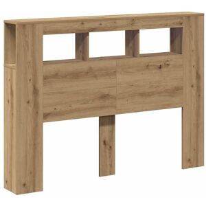 Led Headboard Artisan Oak 140x18.5x103.5 cm Engineered Wood Vidaxl Led Headboard Artisan Oak 140x18.5x103.5 cm Engineered Wood Vidaxl