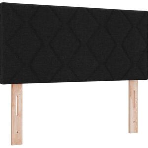 Headboard with led Strip Lights Adjustable Black 90 cm Fabric Vidaxl Headboard with led Strip Lights Adjustable Black 90 cm Fabric Vidaxl