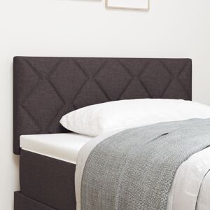 Headboard with led Strip Lights Adjustable Brown 100 cm Fabric Vidaxl Headboard with led Strip Lights Adjustable Brown 100 cm Fabric Vidaxl