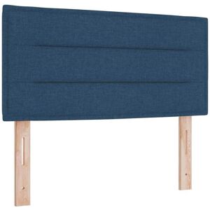 Led Headboard with led Strip Lights Manual Blue 80 cm Fabric Vidaxl Led Headboard with led Strip Lights Manual Blue 80 cm Fabric Vidaxl