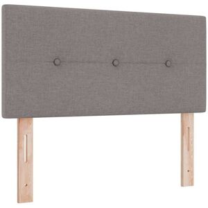 LED Headboard with LED Strip Lights Manual Taupe 90 cm Fabric vidaXL LED Headboard with LED Strip Lights Manual Taupe 90 cm Fabric vidaXL