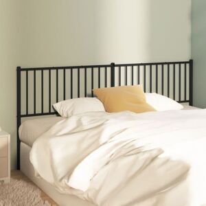Metal Headboard Black 200 cm Vidaxl Metal Headboard Black 200 cm Vidaxl