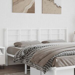 Metal Headboard White 180 cm Vidaxl Metal Headboard White 180 cm Vidaxl