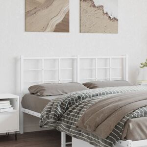 Metal Headboard White 160 cm Vidaxl Metal Headboard White 160 cm Vidaxl