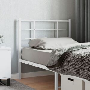 Metal Headboard White 100 cm Vidaxl Metal Headboard White 100 cm Vidaxl