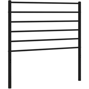 Metal Headboard Black 75 cm Vidaxl Metal Headboard Black 75 cm Vidaxl