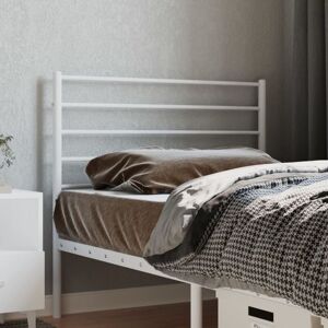 Metal Headboard White 80 cm vidaXL Metal Headboard White 80 cm vidaXL