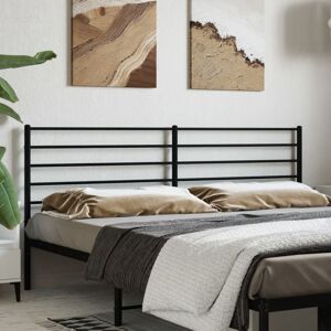 Metal Headboard Black 200 cm Vidaxl Metal Headboard Black 200 cm Vidaxl