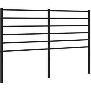 Metal Headboard Black 140 cm Vidaxl Metal Headboard Black 140 cm Vidaxl