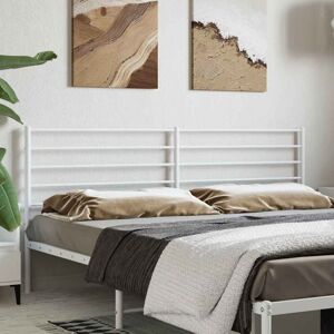 Metal Headboard White 200 cm Vidaxl Metal Headboard White 200 cm Vidaxl