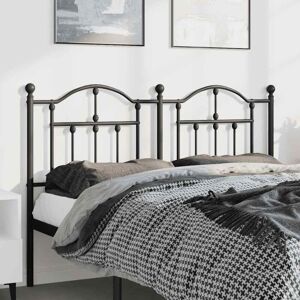 Metal Headboard Black 135 cm Vidaxl Metal Headboard Black 135 cm Vidaxl