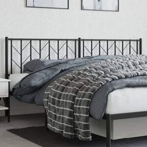 Metal Headboard Black 193 cm Vidaxl Metal Headboard Black 193 cm Vidaxl