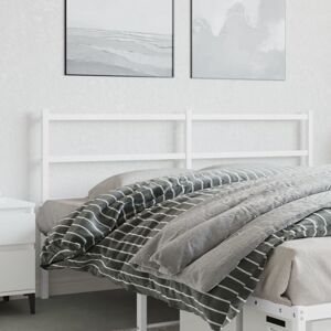 Metal Headboard White 150 cm Vidaxl Metal Headboard White 150 cm Vidaxl