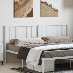 Metal Headboard White 180 cm Vidaxl Metal Headboard White 180 cm Vidaxl