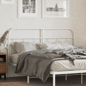 Metal Headboard White 150 cm Vidaxl Metal Headboard White 150 cm Vidaxl