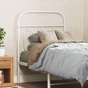 Metal Headboard White 75 cm Vidaxl Metal Headboard White 75 cm Vidaxl
