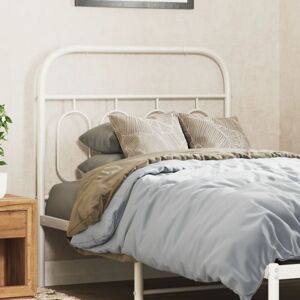 Metal Headboard White 90 cm Vidaxl Metal Headboard White 90 cm Vidaxl