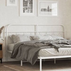 Metal Headboard White 160 cm Vidaxl Metal Headboard White 160 cm Vidaxl