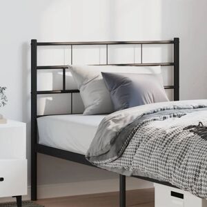 Metal Headboard Black 100 cm Vidaxl Metal Headboard Black 100 cm Vidaxl