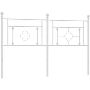 Metal Headboard White 150 cm Vidaxl Metal Headboard White 150 cm Vidaxl