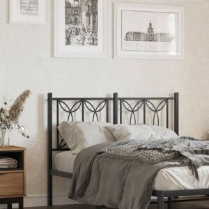 Metal Headboard Black 120 cm Vidaxl Metal Headboard Black 120 cm Vidaxl