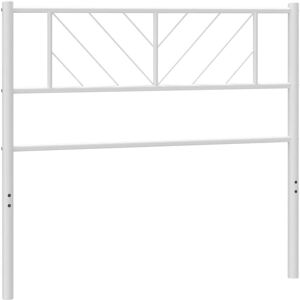 Metal Headboard White 75 cm Vidaxl Metal Headboard White 75 cm Vidaxl