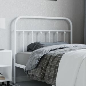 vidaXL Headboard Metal White 107 cm - Headboard vidaXL Headboard Metal White 107 cm - Headboard