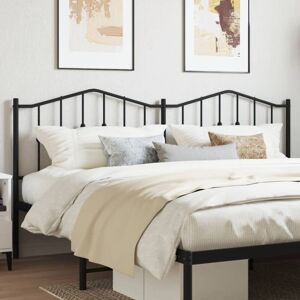 Metal Headboard Black 200 cm Vidaxl Metal Headboard Black 200 cm Vidaxl