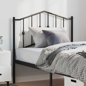 Metal Headboard Black 100 cm Vidaxl Metal Headboard Black 100 cm Vidaxl