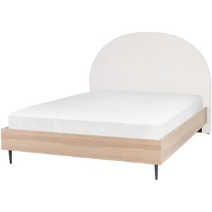 Beliani Bed MILLAY Off-White EU King Size - bed Beliani Bed MILLAY Off-White EU King Size - bed