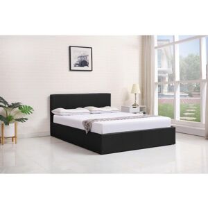 KOSY KOALA Ottoman Bed Gas Lift Storage Leather Black 3ft Single with 1 Mattress Leather Pine Wood Bedroom KOSY KOALA Ottoman Bed Gas Lift Storage Leather Black 3ft Single with 1 Mattress Leather Pine Wood Bedroom