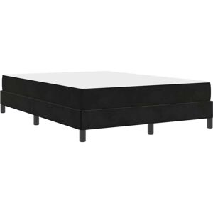 Vidakxl Bed with Velvet Cover - Modern Black 160x200cm Vidakxl Bed with Velvet Cover - Modern Black 160x200cm