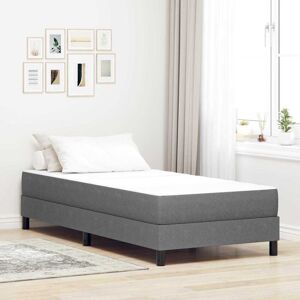 Vidaxl - Bed Mattress with Mattress Light Grey 90 x 200 cm Fabric Vidaxl - Bed Mattress with Mattress Light Grey 90 x 200 cm Fabric