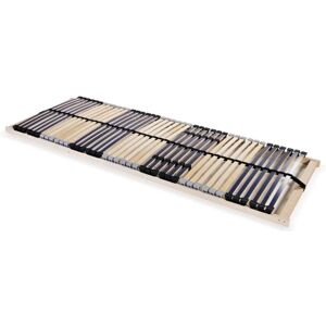 Vidaxl - Slatted Bed Base without Mattress with 42 Slats 7 Zones 70x200 cm Vidaxl - Slatted Bed Base without Mattress with 42 Slats 7 Zones 70x200 cm
