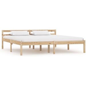 Vidaxl - Bed Frame without Mattress Solid Pine Wood 180x200 cm Super King Vidaxl - Bed Frame without Mattress Solid Pine Wood 180x200 cm Super King