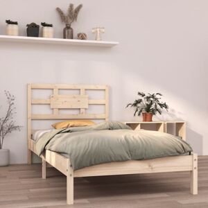 Bed Frame without Mattress 90x200 cm Solid Wood vidaXL Bed Frame without Mattress 90x200 cm Solid Wood vidaXL