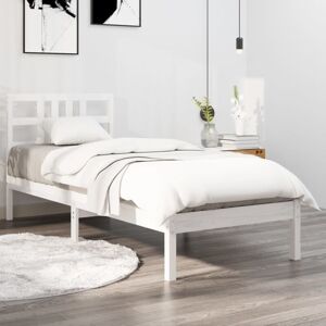 Bed Frame without Mattress White 100x200 cm Solid Wood Vidaxl Bed Frame without Mattress White 100x200 cm Solid Wood Vidaxl