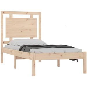 Bed Frame without Mattress 100x200 cm Solid Wood vidaXL Bed Frame without Mattress 100x200 cm Solid Wood vidaXL