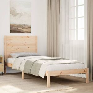 Extra Long Bed Frame without Mattress 100x210 cm Solid Wood Vidaxl Extra Long Bed Frame without Mattress 100x210 cm Solid Wood Vidaxl